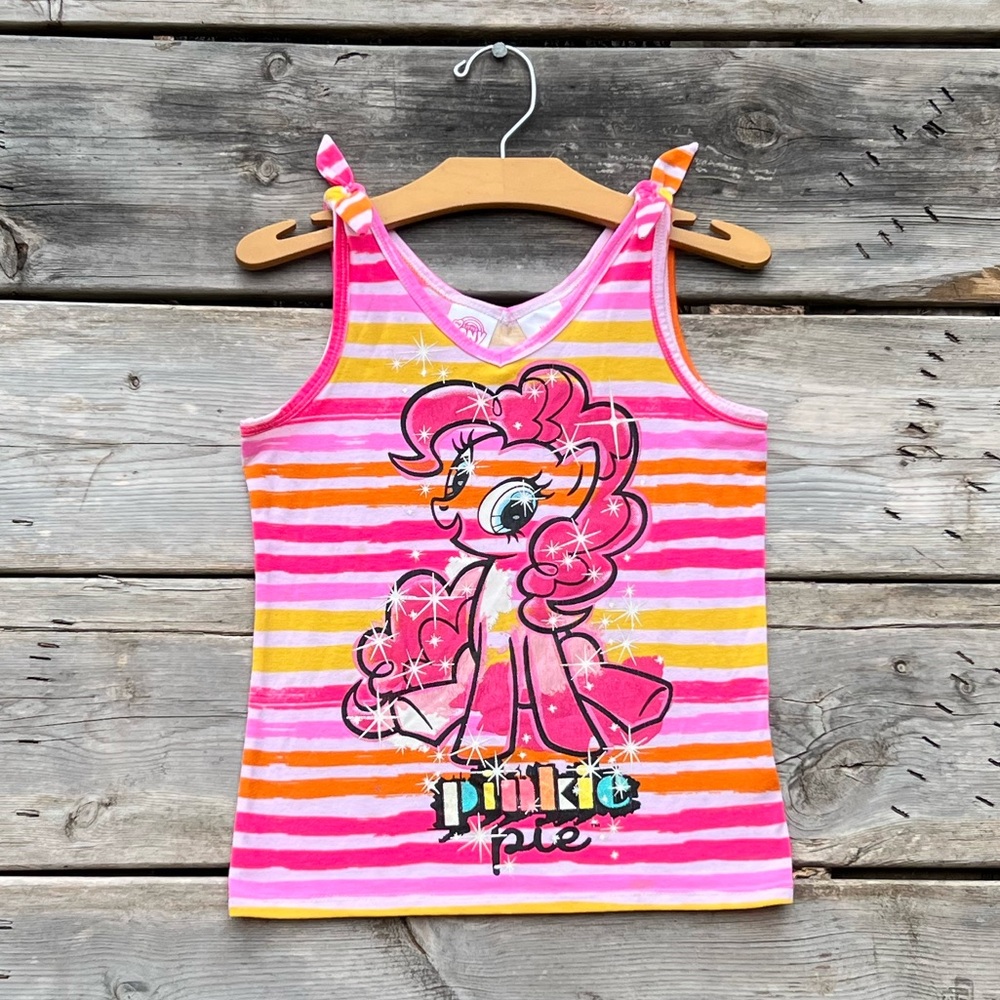 7/8 My Little Pony Pinkie Pie Striped Tank Top Girls’ Size